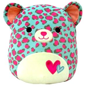 Chelsea the Pink Cheetah 11" Valentine Squishmallow Plush NWT